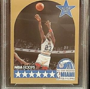 1990 NBA hoops all star Michael Jordan